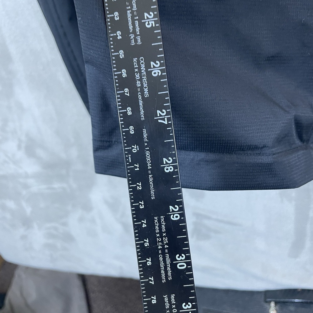 REI Rain Pants Mens XL Short Black Waterproof Nylon Hiking Zip Leg Outdoor 43509 - Picture 8 of 16